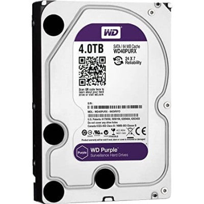 Western Digital - WD Purple 4Tb - Disque dur interne pour la vidéo surveillance
